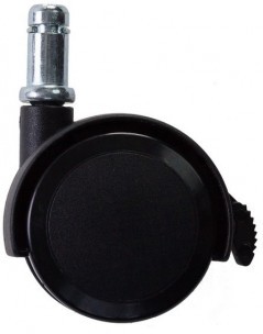 НАБОР КОЛЕС БЮРОКРАТ BLOCKCASTORSET3850/PU ЧЕРНЫЙ ДЛЯ ПАРКЕТА/ЛАМИНАТА