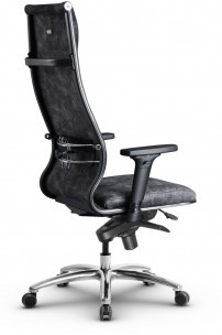 Кресло офисное Metta L (хром ов. сеч.) велюр