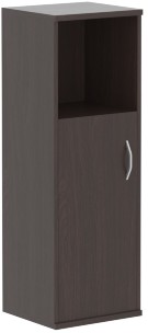 Шкаф колонка с глухой малой дверью СУ-2.1(L) Венге Магия 406х365х1200