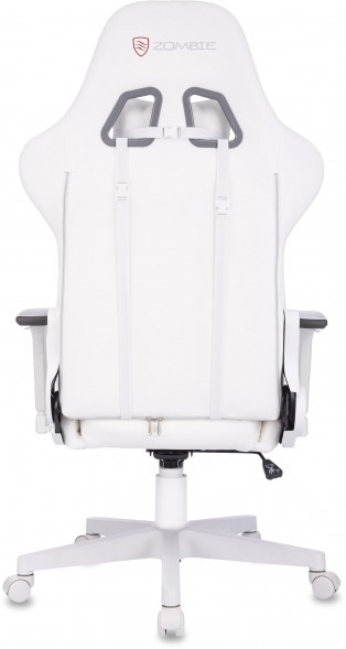 Кресло игровое Zombie Neo белый эко.кожа крестов. пластик пластик белый