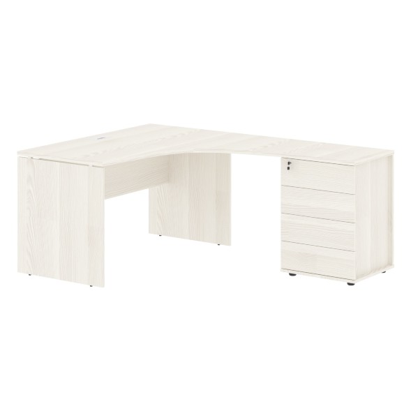 Стол эргономичный с тумбой EDCET 1313(R) 1360х1880х750 EDIS