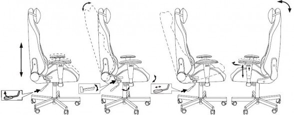 Кресло игровое Knight T1