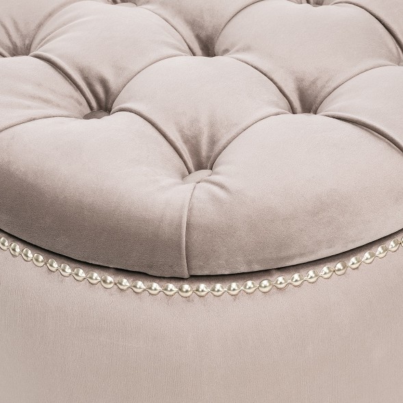 Пуф Leset Classic-02 круглый персиковый