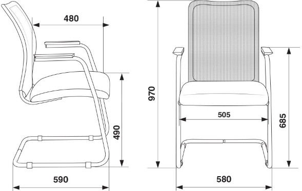 Кресло Бюрократ CH-599AV/принт