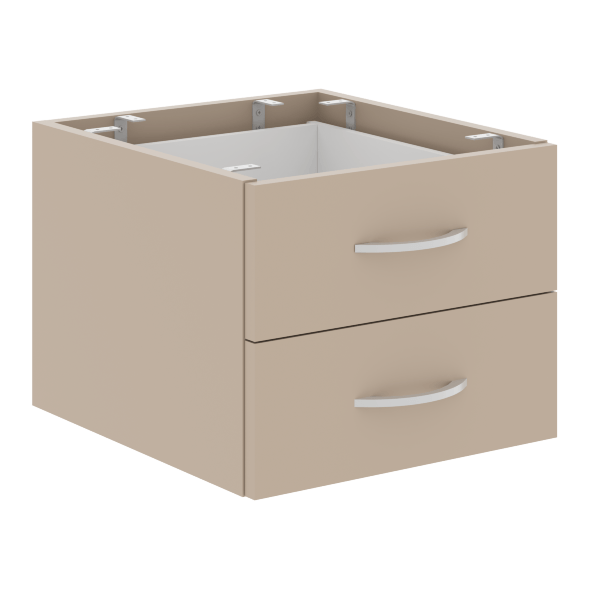 Тумба подвесная дву ящичная СРС-2V.1 407х448х325 IMAGO PLUS