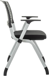 Стул Бюрократ X-Click черный на ножках металл серый