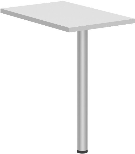 Приставка с опорой XR 704.1 Белый/Алюминий 700х450х750