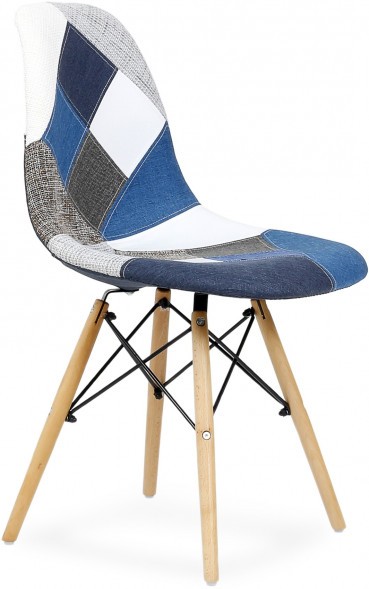 Стул Style Patchwork синий мультиколор