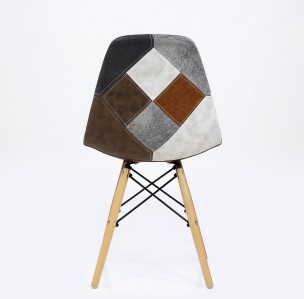 Стул Style Patchwork коричневый мультиколор